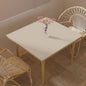 Table Pad - Used for Square Table Waterproof and Easy to Clean Good Flatness Easy to Used for Dining Table(Off White+Light Gray 46x46)