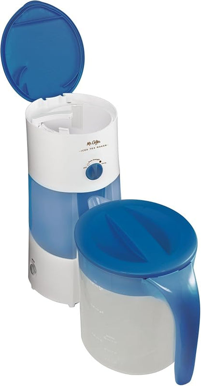 Mr. Coffee 3-Quart Iced Tea and Iced Coffee Maker, Blue