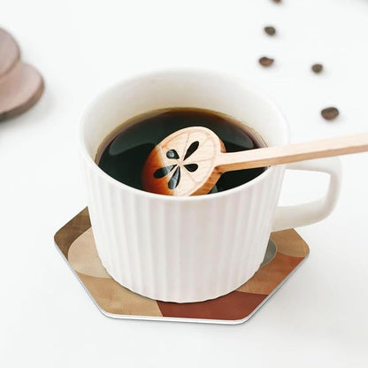 Minimal Abstract Shapes Print Coasters
