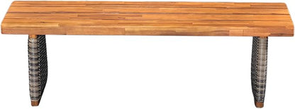 Christopher Knight Home Pasco Acacia Wood Outdoor Dining Table Set