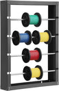 VEVOR Wire Spool Rack, 4 Adjustable Rods, Cold-Rolled Steel Wire Spool Holder Wall Mounted for Multi-Spools, Wiring Storage, 150 lbs Capacity Cable Dispenser, for Electrical Industrial Retail Use