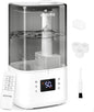BOXING 6L Warm & Cool Mist Humidifiers for Bedroom, Air Humidfier for Large Room with Remote Control, Auto Mode Perfect for Baby & Plants, Top Fill, Sleep Mode, Timer, Essential Oil Tray, 60H