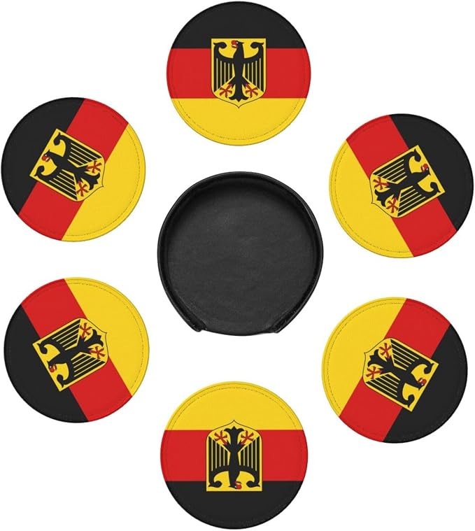 Germany Flag Coasters for Drinks
