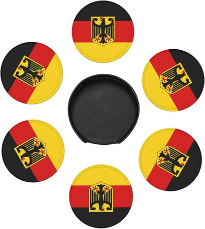 Germany Flag Coasters for Drinks
