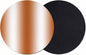 Ombre Orange-red Coasters Set of 2, Modern Minimalist Geometric Gradient
