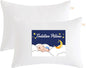 NTBAY Toddler Pillows, Down Alternative 13"x18" Pillows, Machine Washable - Soft and Breathable Travel Small Pillows for Sleeping, Ideal for Daycare, Crib, Cot, White