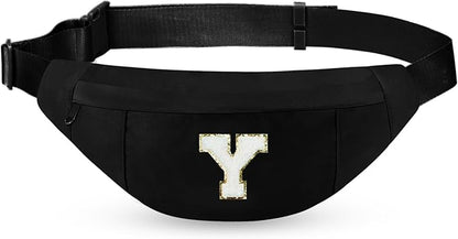 MAXTOP Large Crossbody Fanny Pack with 4-Zipper Pockets,Gifts for Enjoy Sports Festival Workout Traveling Running Casual Hands-Free Wallets Waist Pack Phone Bag Carrying All Phones