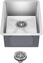 KRAUS Standart Pro 14 -inch Undermount Single Bowl 16 Gauge Stainless Steel Bar Kitchen Sink, KHU101-14