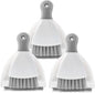 Dust Pan Broom Brush Dustpan - Dustpan and Brush Set, Mini Dust Pans with Brushes, Handheld Broom Cleaning for Tables, Keyboards, Guinea Pig Cage, and Cat Litter, etc.（Gray 3 Set）