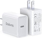 30W USB C Charger, 2 Pack Wall Fast Charger Block Power Adapter Charging Cube Compatible with iPhone 16/Pro/Pro Max/Plus17/16/15/14/13/12, iPad Air, AirPods 4/3/2/Pro, Apple Watch 10/Ultra 2, Galaxy