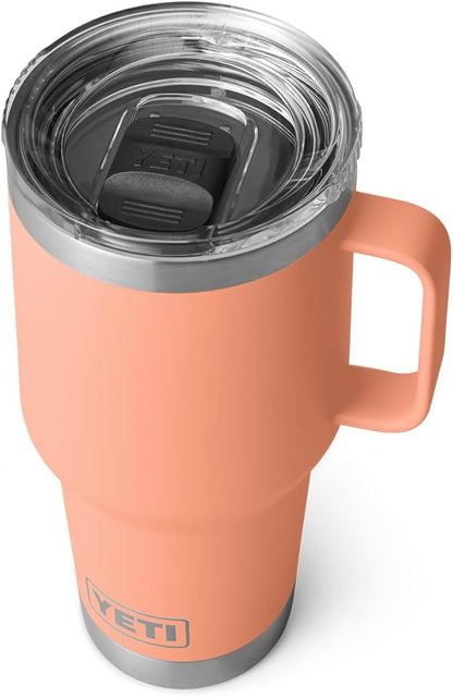 YETI Rambler 30 oz Travel Mug, Stainless Steel, Vacuum Insulated with Stronghold Lid