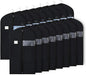 Univivi 16 Pack Suit Bags Garment Bag for Men Storage 40-inch Clothes Cover with Clear Window and ID Card Holder for Suit Jacket, Skirt, Shirt and Coat