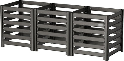 Vego Garden 32" Tall Modular Compost Bin 90" x 30" x 32"