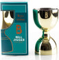 Double Bell Jigger by Bull In China - 0.25oz to 2oz Measures for Cocktails, Bars & Bartenders (Gold)