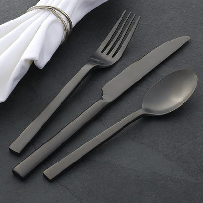 Oneida Chefs Table Midnight Matte 20-Piece Silverware Set