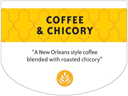 Community Coffee Coffee & Chicory 72 Count Coffee Pods, Medium-Dark Roast, Compatible with Keurig 2.0 K Cup Brewers, 72 Count (Pack of 1)