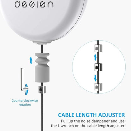 KIWI design VR Cable Management, 6 Packs VR Pulley System Compatible with Quest 3S/3/2/1/Pico/PSVR/PSVR2