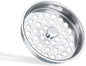 3-1/2 Inch Commercial Sink Strainer - 304 Stainless Steel Clog-Free Drain Cover, Precision Fit for 3.5" Drains & 3 Compartment Sinks, Heavy-Duty for High-Volume Kitchens