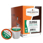 Fresh Roasted Coffee, Organic Colombian | USDA Organic, 100% Single Origin, Kosher | Medium Roast 24 Pods for K Cup Brewers