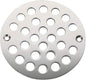 4 Inch Screw-in Shower Strainer Drain Cover Replacement Floor Strainer Floor Drain，Chrome