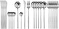 JASHII 24 Pieces Silverware Flatware Cutlery Set, Stainless Steel Tableware Silverware-Service for 6 Dishwasher Safe Full Set Flatware Durable (Silver)