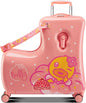 Kids' Lightweight Ride on Luggage with Spinner Wheels & Foldabe Design (Pink Donut, 24"+ Aged 3-12 Toddler),Children Holiday Birthday Gift