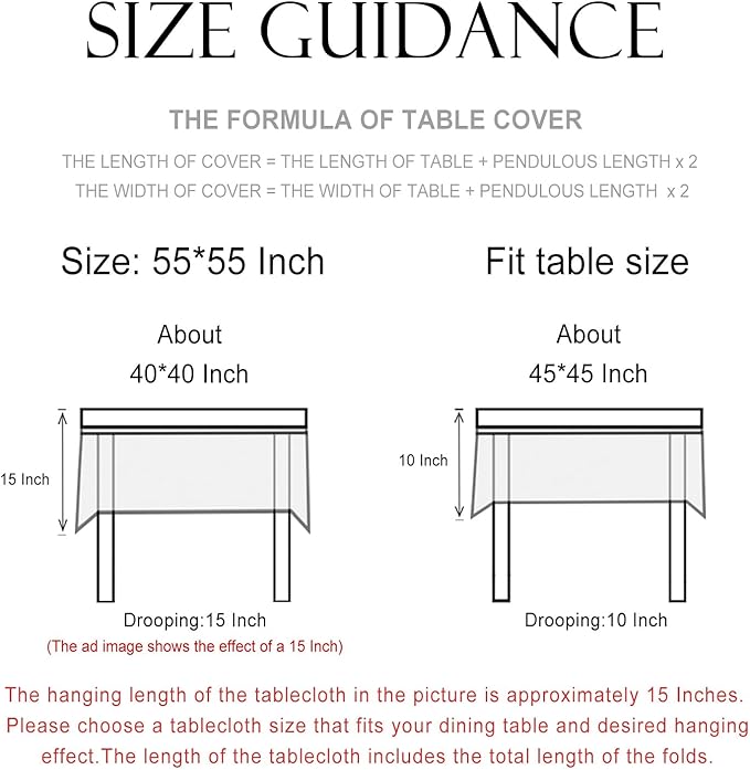 patdrea Designer Vintage French Floral Small Square Tablecloth,Yellow Brids Green Leaves Pattern Linen Table Cloth,Decor Kitchen Dining Holiday Banquet Christmas,Thanksgiving,55"x55"-Warbler