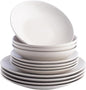 Porto by Stone Lain Semplice 12-Piece Premium Kitchen & Dining Dinnerware Set
