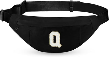 MAXTOP Large Crossbody Fanny Pack with 4-Zipper Pockets,Gifts for Enjoy Sports Festival Workout Traveling Running Casual Hands-Free Wallets Waist Pack Phone Bag Carrying All Phones