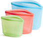Stasher Premium Silicone Reusable Food Storage Bags, 3-Pack, Multi, Multi-Use Food Storage Bags, Lunch Bag, Travel Containers, BPA Free, Leak-free, Dishwasher-Safe, Eco-friendly