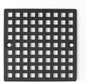 4" Shower Drain Cover - Square Floor Drain Cover Replacement - Hair Catcher/Drain Strainer for Bathrooms, Showers, and Sinks - SUS304 Stainless Steel & Matte Black
