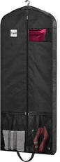 Dress Bags for Gowns Long, 65" Dress Garment Bags for Hanging Clothes, Dress Bags for Closet Storage and Traveling, Foldable Dress Cover