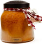 A Cheerful Giver - Pumpkin Chata - 34oz Papa Scented Candle Jar with Lid - Keepers of the Light - 155 Hours of Burn Time, Gift for Women, Orange