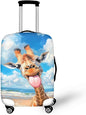 Giraffe Luggage Covers for Suitcase Universal Travel Luggage Cover Suitcase Protector Fits 26-29 Inch (Size L) Anti-Scratch Suitcase Covers Travel Essential Funny Animal Baggage Cover