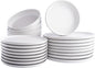 Porto by Stone Lain Macchio 24-Piece Premium Kitchen & Dining Dinnerware Set