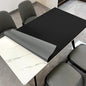 Leather Table Pad,1.8mm Thick,40x66 Inch,Dining Table Pad,Table Pads for Dining Room Table Rectangular,Table Protectors for Rectangle Tables,Dining Table Cover(Black+Gray,40x66)