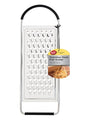 TableCraft SG206BH, 12.25" x 4.25" Stainless Steel Flat Grater, Extra Coarse Holes for Shredding Cheese and Vegetables, Compact and Easy to Store, Dishwasher Safe