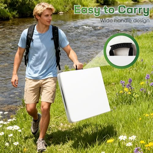 FDW | 6FT Folding Table | White | Portable Plastic Table