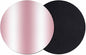 Ombre Pink Coasters Set of 2, Modern Minimalist Geometric Gradient Color