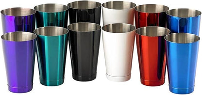 Barfly Cocktail Tin, Large 28 oz (828 ml), Red