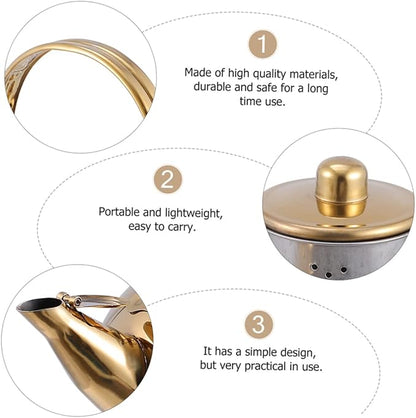 ABOOFAN Stainless Steel Tea Kettle Filter Screen Capacity for Induction Electric and Gas Stoves Practical Teapot for Brewing Loose Leaf and Tea Bags
