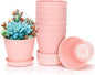 8 Pcs Flower Pot,Pots for Planting,3.8" Nursery Pot,Plastic Plant Pots Indoor for Plants Garden Succulent Pot,Gardening Gifts Herb Garden Planter,Seedling Planter