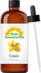 Sun Essential Oils - Cassia 4oz Bottle for Diffuser, Humidifier, Aromatherapy, Hair and Skin Care - Cassia Oil - Aromatherapy Oil