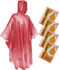 SaphiRose Disposable Rain Ponchos Emergency Clear Poncho