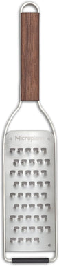Microplane Master Series Wood Handle Stainless Steel Frame Extra Coarse Blade Cheese Grater
