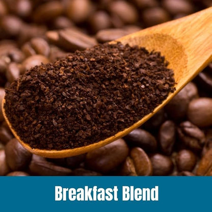 Door County Coffee Breakfast Blend Ground Coffee - Medium Roast - 100% Specialty Arabica - 10 oz Bag