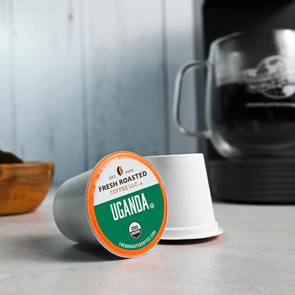 Fresh Roasted Coffee, African Variety Pack, K-Cup Compatible, 96 Pods