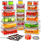 44 PCS Airtight Food Storage Container with Lid (22 Lids & 22 Containers)