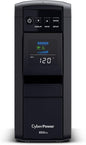 CyberPower CP850PFCLCD PFC Sinewave UPS Battery Backup and Surge Protector, 850VA/510W, 10 Outlets, AVR, Mini-Tower; UL Certified
