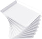 Lifewit Plastic Serving Tray for Party Supplies, 16" x 12" White Trays for Serving Food, Reusable Large Platter for Buffet, Fruit, Dessert, Snack, Veggie, Kitchen and Outdoor Use, Rectangle, 8 Pcs